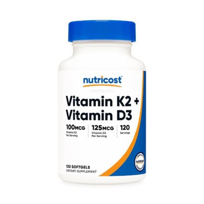 Nutricost - Vitamin K2 + Vitamin D3 (120 viên)