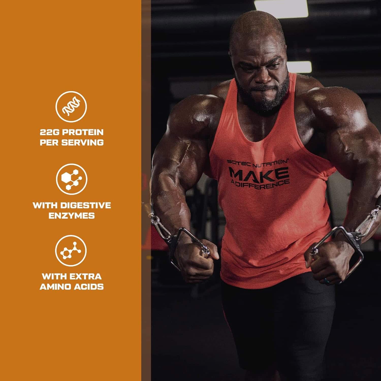 Scitec Nutrition - 100% Casein Complex (920g) - scitec nutrition 100 casein complex 920g content 2