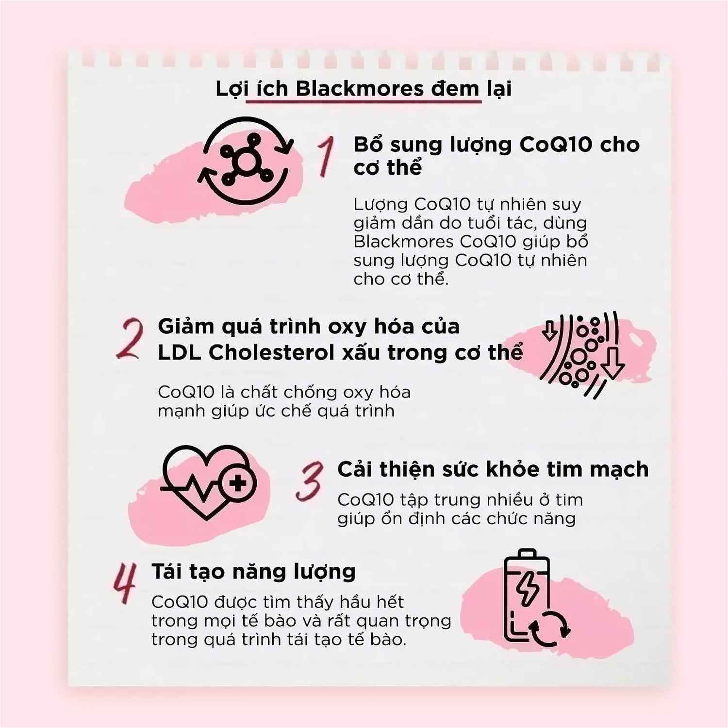 Blackmores - Co Q10 150mg (30 viên) - blackmores co q10 150mg 30 vien content 4