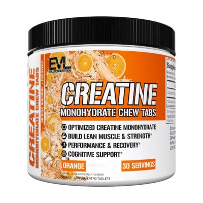 EVL - Creatine Monohydrate Chew Tabs - 90 viên - Orange
