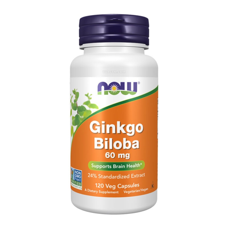 Ảnh sản phẩm NOW - Ginkgo Biloba 60mg / Capsule (120 viên)
