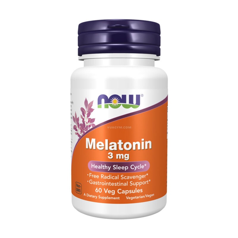 Ảnh sản phẩm NOW - Melatonin 3mg (60 viên)