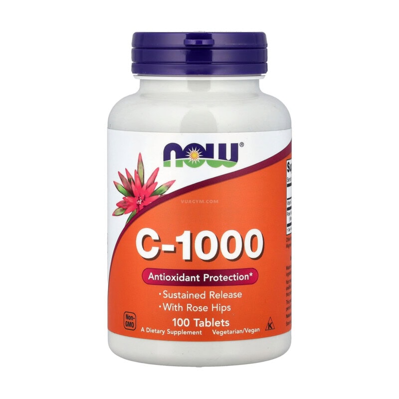 Ảnh sản phẩm NOW - Vitamin C-1000 + Rose Hips (100 viên)
