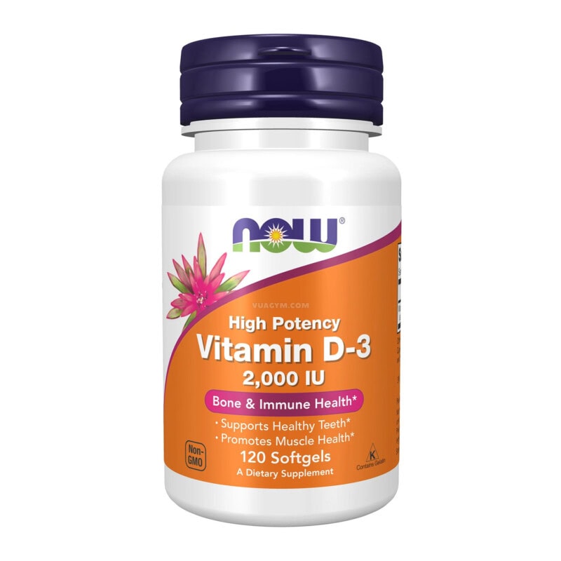 Ảnh sản phẩm NOW - Vitamin D-3 2,000 IU (120 viên)