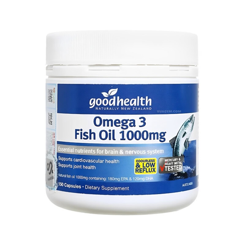 Ảnh sản phẩm Goodhealth - Omega 3 Fish Oil 1000mg / Capsule (150 viên)