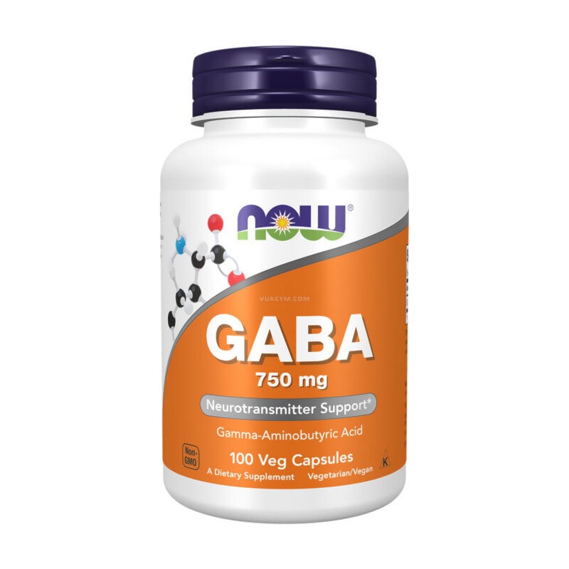 Ảnh sản phẩm NOW - GABA 750mg / Capsule (100 viên)