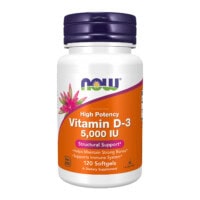 Ảnh thu nhỏ sản phẩm NOW - Vitamin D3 5000IU / Softgel (120 viên) - 1