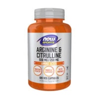 Ảnh thu nhỏ sản phẩm NOW - Arginine & Citrulline 500 mg / 250 mg (120 viên) - 1