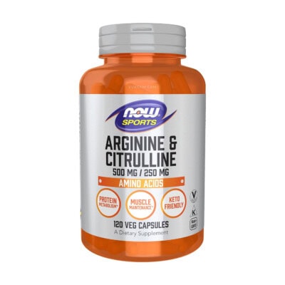 NOW - Arginine & Citrulline 500 mg / 250 mg (120 viên)