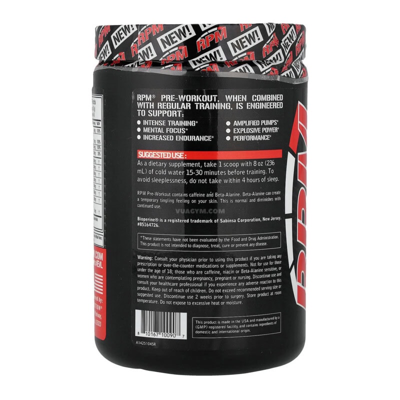 Ảnh sản phẩm EVL - RPM Pre-Workout (45 lần dùng) - 2