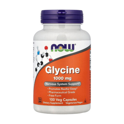 NOW - Glycine 1000mg / Capsule (100 viên)