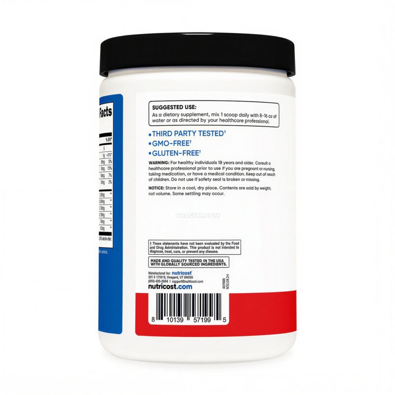 Ảnh sản phẩm Nutricost - BCAA + Hydration (30 lần dùng) - 2