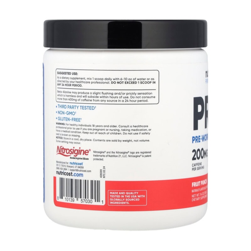 Ảnh sản phẩm Nutricost - Pre (Pre-Workout Complex) (30 lần dùng) - 2