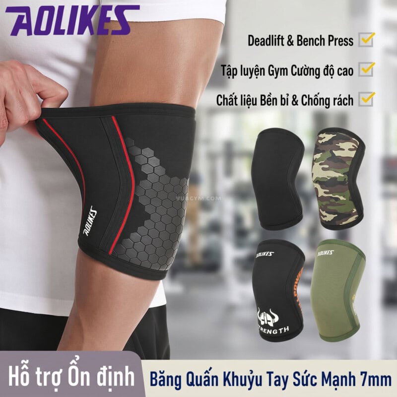 Ảnh sản phẩm Xỏ Khuỷu Tay AOLIKES Dày Chính Hãng (1 cặp) - 2