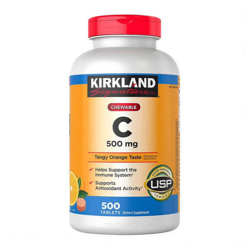 Ảnh sản phẩm Kirkland - Chewable Vitamin C 500mg / Tablet (500 viên)