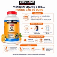 Ảnh thu nhỏ sản phẩm Kirkland - Chewable Vitamin C 500mg / Tablet (500 viên) - 4