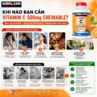 Ảnh thu nhỏ sản phẩm Kirkland - Chewable Vitamin C 500mg / Tablet (500 viên) - 6