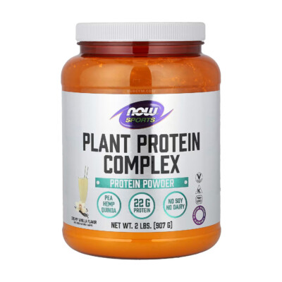 NOW - Plant Protein Complex - 2 Lbs - Creamy Vanilla