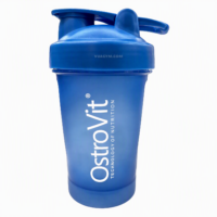 Bình Lắc OstroVit (Có Quai Xách) - 450ml - Thân đen Nắp đen