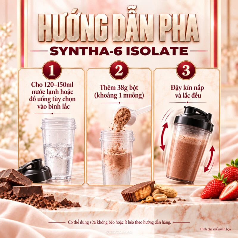 Ảnh sản phẩm BSN - Syntha-6 Isolate (48 lần dùng) - 8