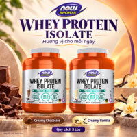 Ảnh thu nhỏ sản phẩm NOW - Whey Protein Isolate (5 Lbs) - 3